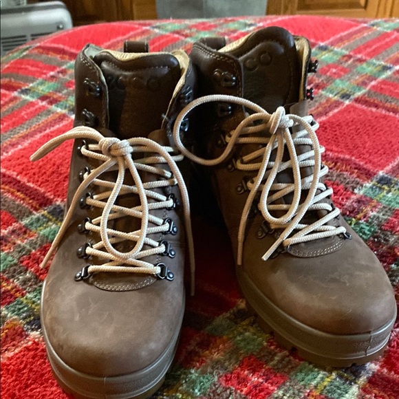 Brown Leather Hiking Boots